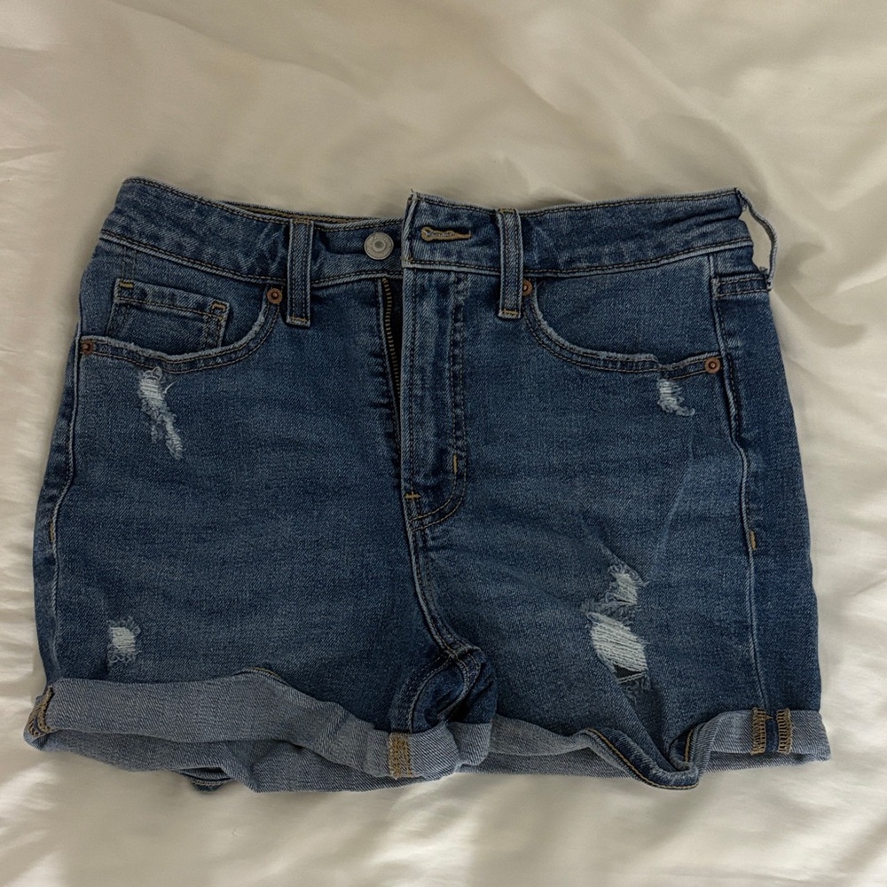 Old Navy Distressed Blue Jean Shorts